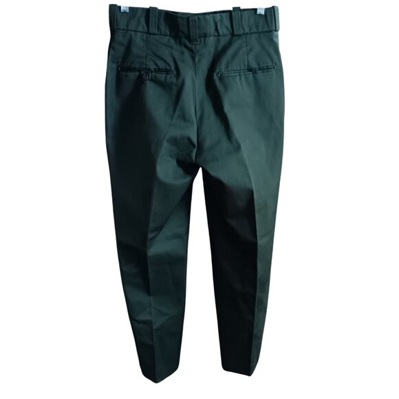 31x30 Vintage Men;s Work Pants Trousers VF Solutions Dark Green 1990's - Picture 2 of 5